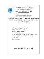 Phân tích thực trạng marketing online tại trung tâm đào tạo quản trị mạng và an ninh mạng quốc tế Athena