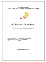 ĐỒ ÁN CHUYÊN NGÀNH 1ĐỀ TÀI: ỨNG DỤNG BÁN THIẾT BỊ ĐIỆN TỬ. TS. LÊ VĂN MINH