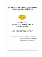 báo cáo kế hoạch marketing cho sản phẩm sữa hạt