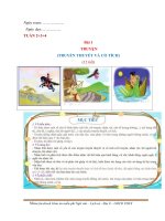 Giáo án ngữ văn 6 sách cánh diều (kì 1) 