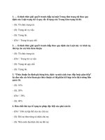 EL20 luật kinh tế việt nam 02 – đáp án trắc nghiệm môn EL20 – EHOU