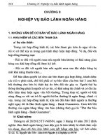 Nghiệp vụ ngân hàng thương mại: Phần 2