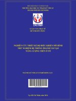 (Luận văn thạc sĩ) nghiên cứu thiết kế bộ điều khiển mô hình thử nghiệm hệ thống phanh tái tạo năng lượng trên ô tô 