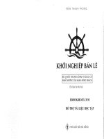 Khởi nghiệp bán lẻ: Phần 1