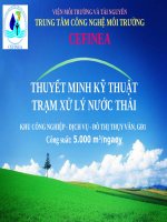 XU LY NUOC THAI THUY VAN CN MOI