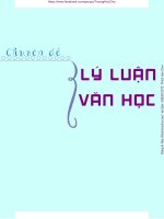 Lí luận văn học phần 1 
