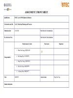 5033 MARKETING PROCESSES AND PLANNING ASM2