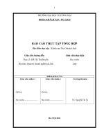 Báo Cáo Thực Tập Tổng Hợp Khoa Khách Sạn Du Lịch Đại học Thương Mại_ Khách sạn 5 sao 9 điểm