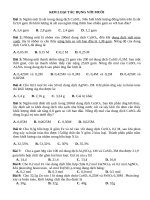 KIM LOẠI TÁC DỤNG VỚI MUỐI