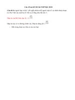 Cau 49 de 103 Toan THPTQG 2018 dap an chinh thuc sai