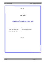 Bài Tập Lớn Tường Chắn Đất ĐH Mở HCM