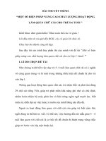 Một số biện pháp nâng cao chất lượng  cho trẻ lớp 5  6 tuổi làm quen chữ cái