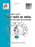 Các quy luật phát triển hệ thống: Phần 1