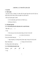 LẬP LUẬN VÀ BÀI TẬP LẬP LUẬN