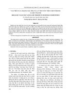 Vai trò của mạng giá trị và lý thuyết trò chơi trong cạnh tranh