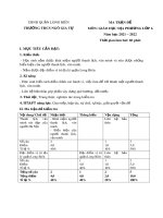 Đề kiểm tra giữa học kì 1 môn Giáo dục địa phương lớp 6 năm 2021-2022 - Trường THCS Ngô Gia Tự