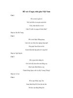 Đố vui ngày Nhà giáo Việt Nam 2011