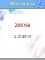 slide học lý thuyết của học phần quản trị thiết bị mạng Cisco:chuong 4 