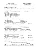 Đề kiểm tra giữa học kì 1 môn Địa lí lớp 10 năm 2021-2022 - Trường THPT Thuận Thành Số 1