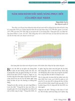 Năm 2020 đánh dấu khả năng phục hồi của điện hạt nhân