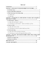 ẢNH HƯỞNG CỦA MÔI TRƯỜNG VĂN HÓA ĐẾN SỰ THẤT  BẠI CỦA UBER TẠI VIỆT NAM