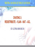 slide học lý thuyết của học phần quản trị thiết bị mạng Cisco:Chuong 3 
