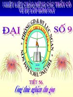 Dai so 9 Chuong IV 5 Cong thuc nghiem thu gon