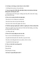 Đề cương Triết học  Marx Lenin đầy đủ