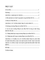 tieu luan lịch sử tư tưởng chính trị  Tư tưởng pháp trị hàn phi tử và ý nghĩa đối với công cuộc đổi mới ở Việt Nam