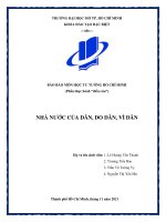 TTHCM tiểu luận báo cáo giữa kì