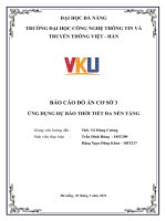 Ứng dụng dự báo thời tiết đa nền tảng