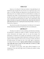 Ứng dụng trí tuệ nhân tạo trong quản lý hệ thống đèn giao thông thông minh nhằm làm giảm tổng thời gian chờ của các phương tiện tại một nút giao thông
