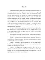 Sự lựa chọn ngành học của sinh viên trường đại học bạc liêu