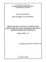 Thiết kế đồ gá nâng cao khả năng công nghệ hàn ống thép (60 350) bằng phương pháp hàn mig mag