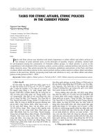 Nhiệm vụ đặt ra cho công tác dân tộc, chính sách dân tộc trong giai đoạn hiện nay