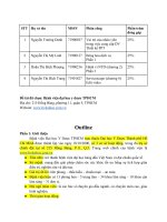 Báo cáo Môn Marketing dịch vụ : Bệnh viện đại học y dược TPHCM