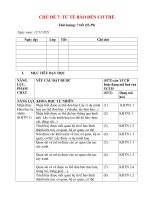 CHỦ ĐỀ 7. TỪ TẾ BÀO ĐẾN CƠ THỂ