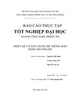 THIẾT KẾ VÀ XÂY DỰNG HỆ THỐNG BÁN ĐỒNG HỒ ONLINE