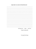 Xây dựng hệ thống quản lý nhà hàng Bé Anh