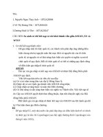 pháp luật ASEAN, EU và WTO