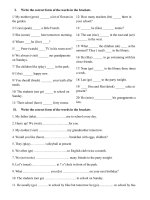 hien tai don vs Hien tai tiep dien