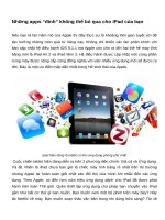 Những apps “đỉnh” không thể bỏ qua cho iPad của bạn
