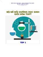BỘ ĐỀ LUYỆN THI HSG THPT