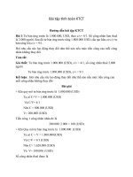 Bài tập tính toán kinh tế chính trị 