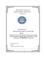 Nghiên cứu các yếu tố ảnh hưởng đến ý định lựa chọn công việc sau khi tốt nghiệp của sinh viên khoa kinh tế và kinh doanh quốc tế   trường đại học thương mại 