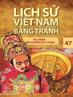 Lịch sử việt nam bằng tranh bộ mỏng t 47   họ trịnh trên đường suy vong   trần bạch đằng 