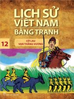 Lịch sử việt nam bằng tranh  bộ mỏng t 12 