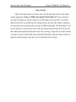 Báo cáo thực tập tốt nghiệp công ty TNHH công nghệ kĩ thuật nhân trí