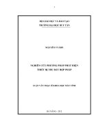 Nghiên cứu phương hướng phát hiện thiết bị thu bất hợp pháp