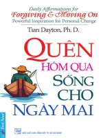 Quên hôm qua sống cho ngày mai 